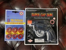Kids Plastic Toy Gun With 8